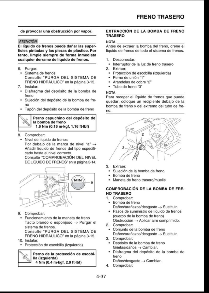 Manual de Taller Yamaha YW125 YW125X 2016 - Imagen 3