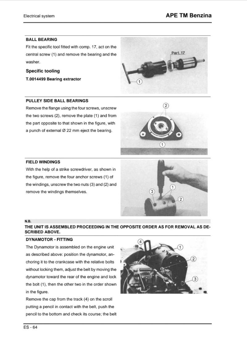Manual de Taller Vespa S - Imagen 3
