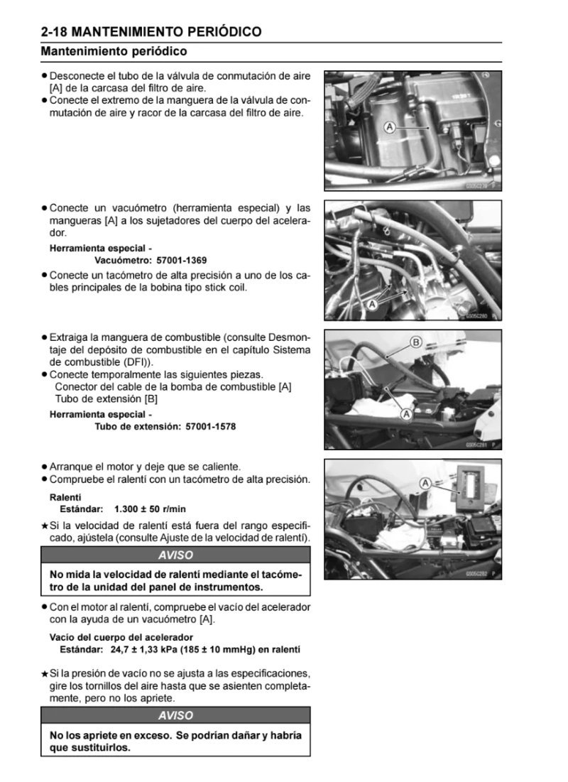 Manual de Taller Kawasaki Ninja 300 2012 - Imagen 3