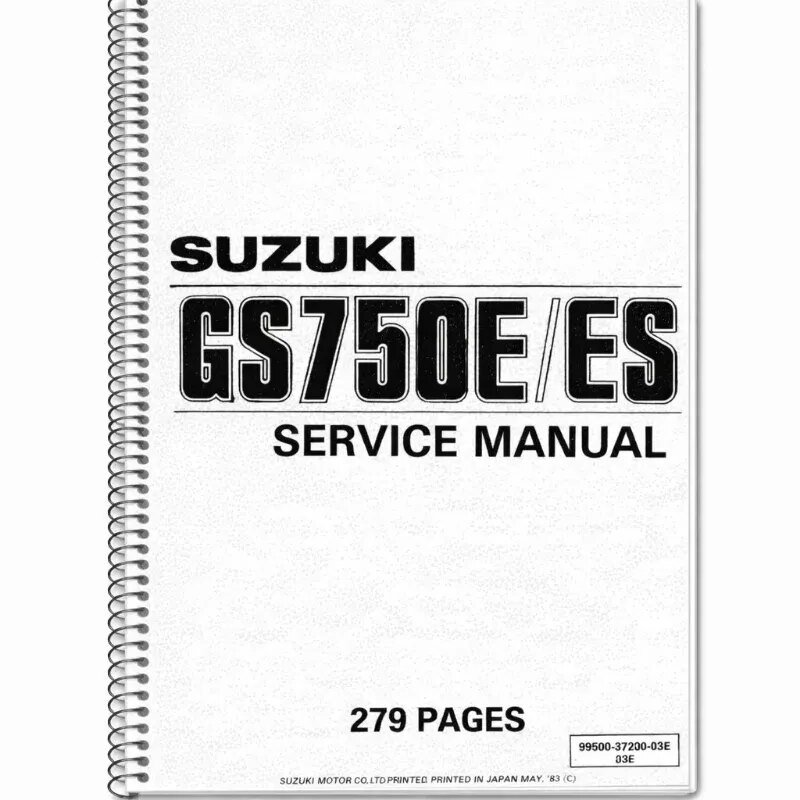 Manual de Taller Suzuki GS750E/ES (1983)