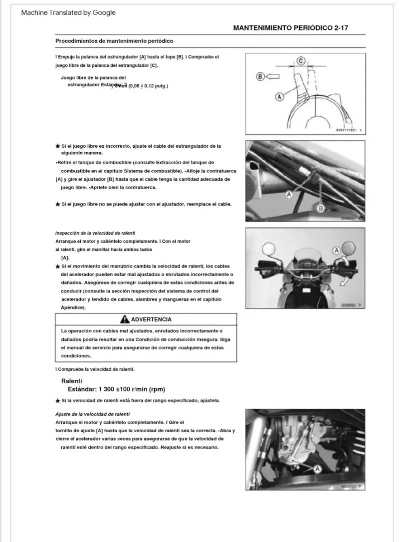 Manual de Taller Kawasaki KLR650 - Imagen 3