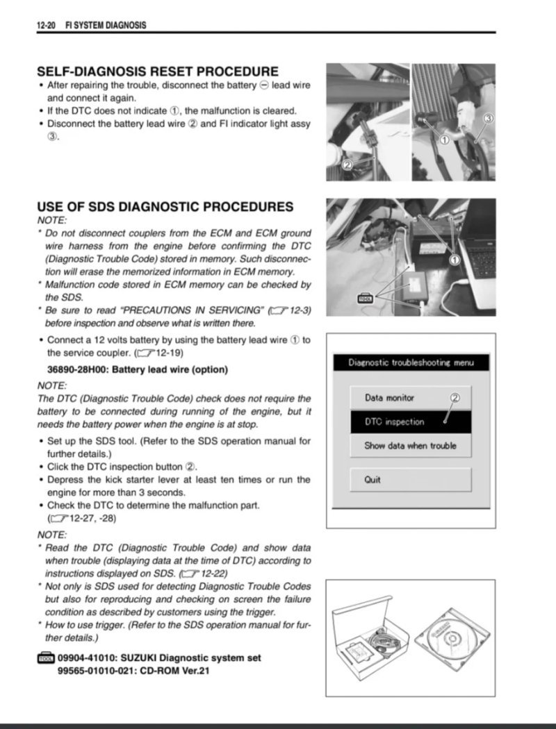 Manual de Taller Suzuki RM-Z250 2010 - Imagen 3