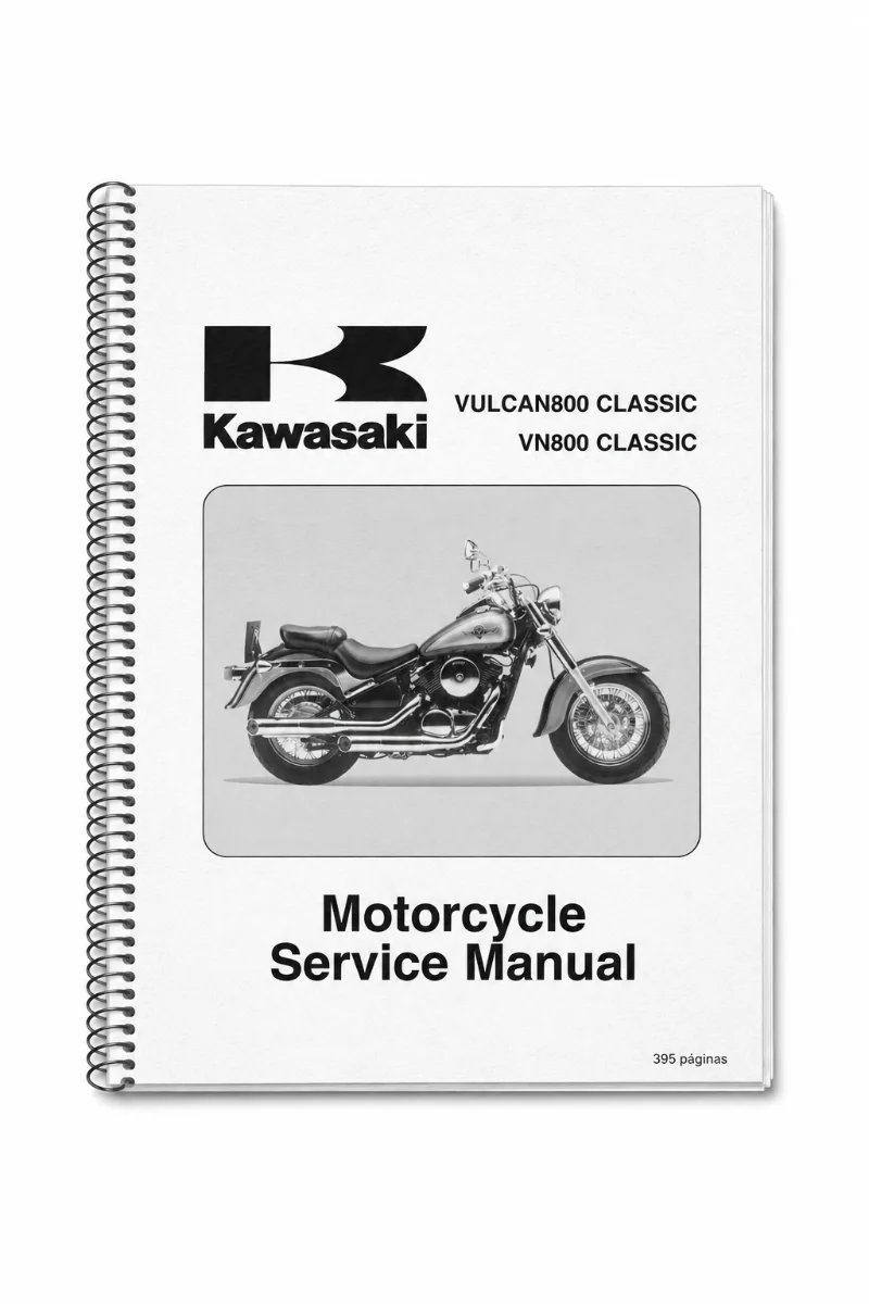 Manual de Taller Kawasaki Vulcan 800 (2000) (Inglés)