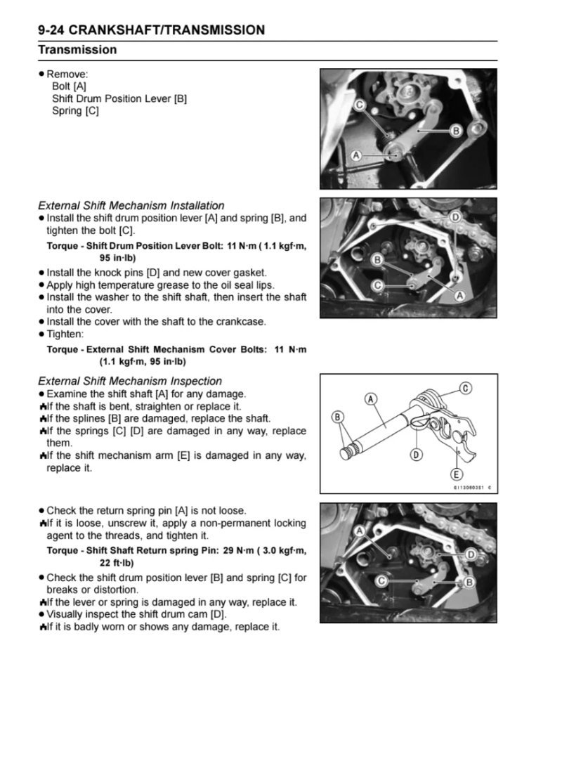 Manual de Taller Kawasaki Vulcan 800 (2000) (Inglés) - Imagen 3