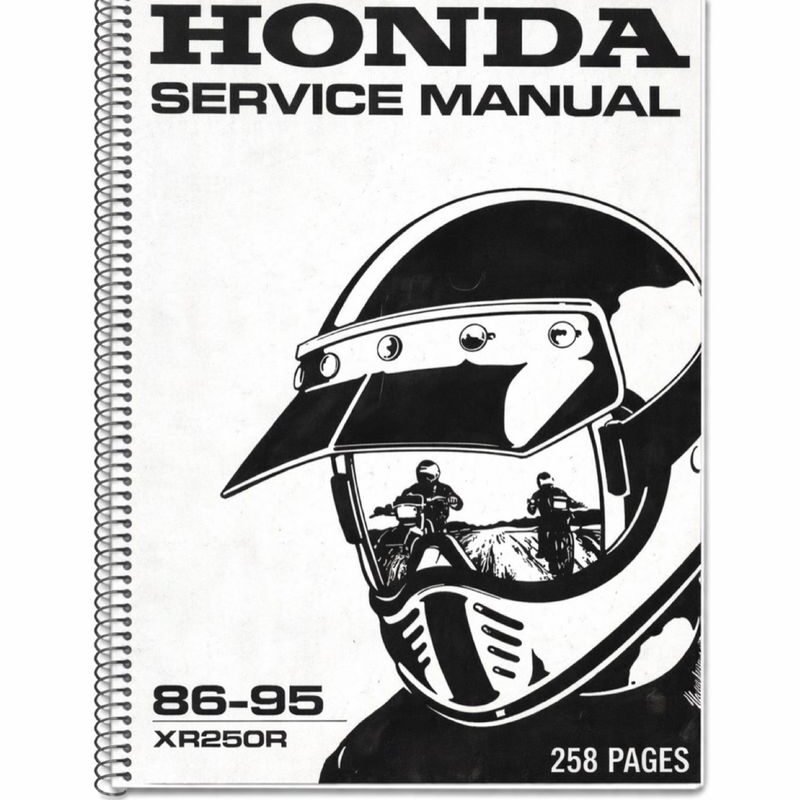 Manual de Taller Honda XR250R 86-95