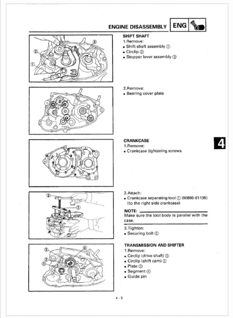 Manual de Taller Yamaha DT125/DT175 - Imagen 3