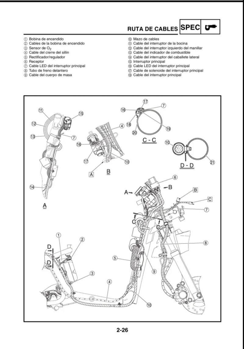 Manual de Taller Yamaha Aerox AF115F 2014 - Imagen 3