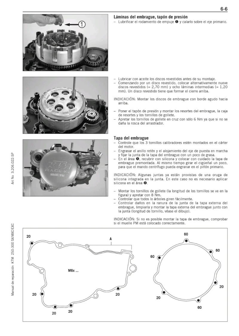 Manual de Taller KTM SX 250 sx 2005 - Imagen 4