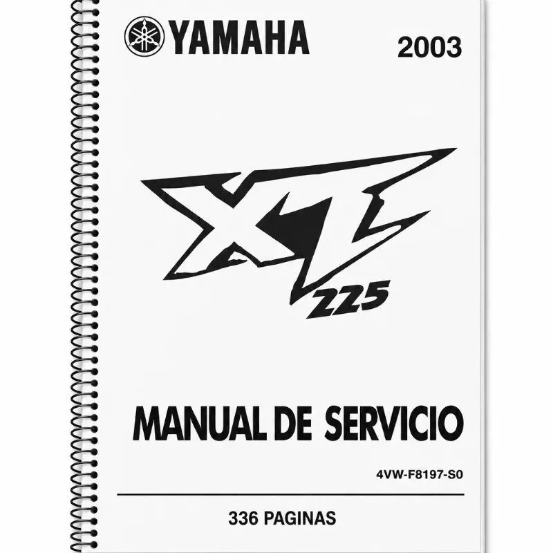 Manual de Taller Yamaha XT 225 (2003)