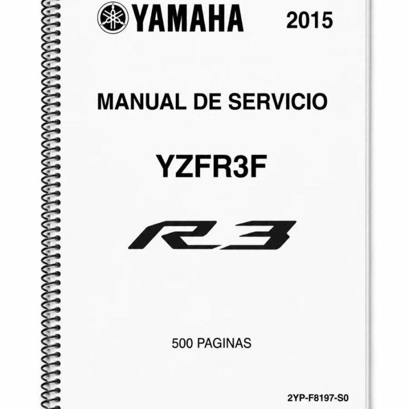 Manual de Taller Yamaha YZFR3F 2015