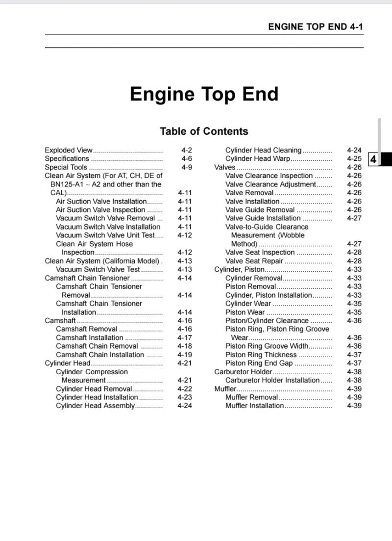 Manual de Taller Kawasaki ELIMINATOR 2006 - Imagen 2