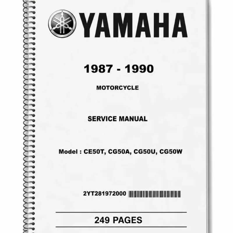 Manual de Taller Yamaha Jog CE50T CG50A 1987-1990