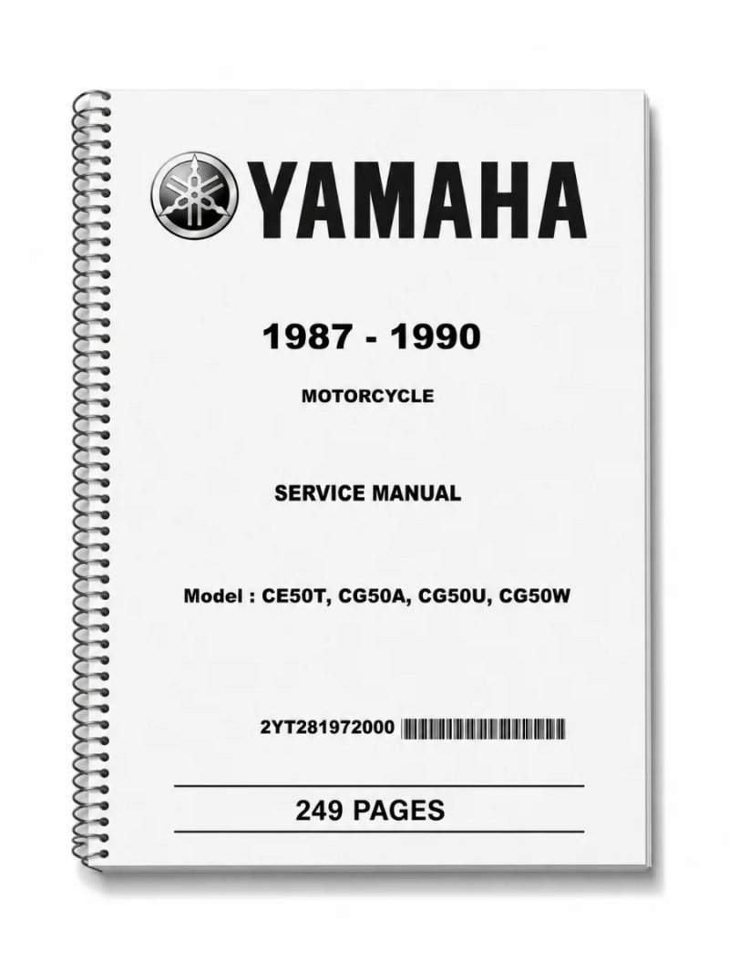 Manual de Taller Yamaha Jog CE50T CG50A 1987-1990