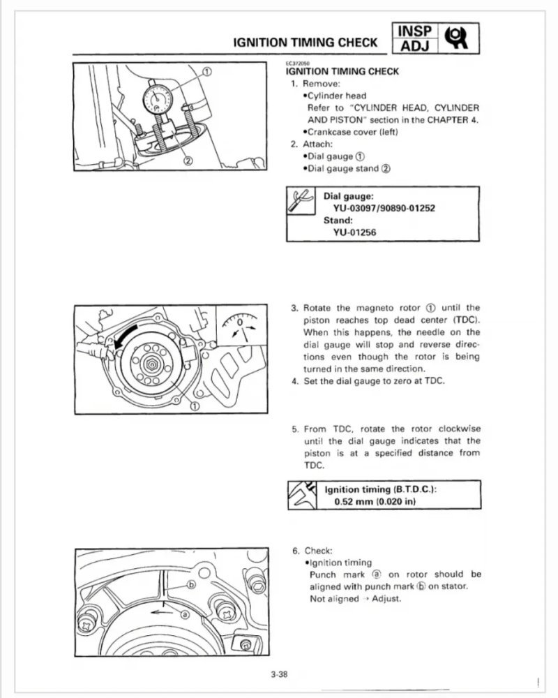 Manual de Taller Yamaha YZ125 1998 - Imagen 3