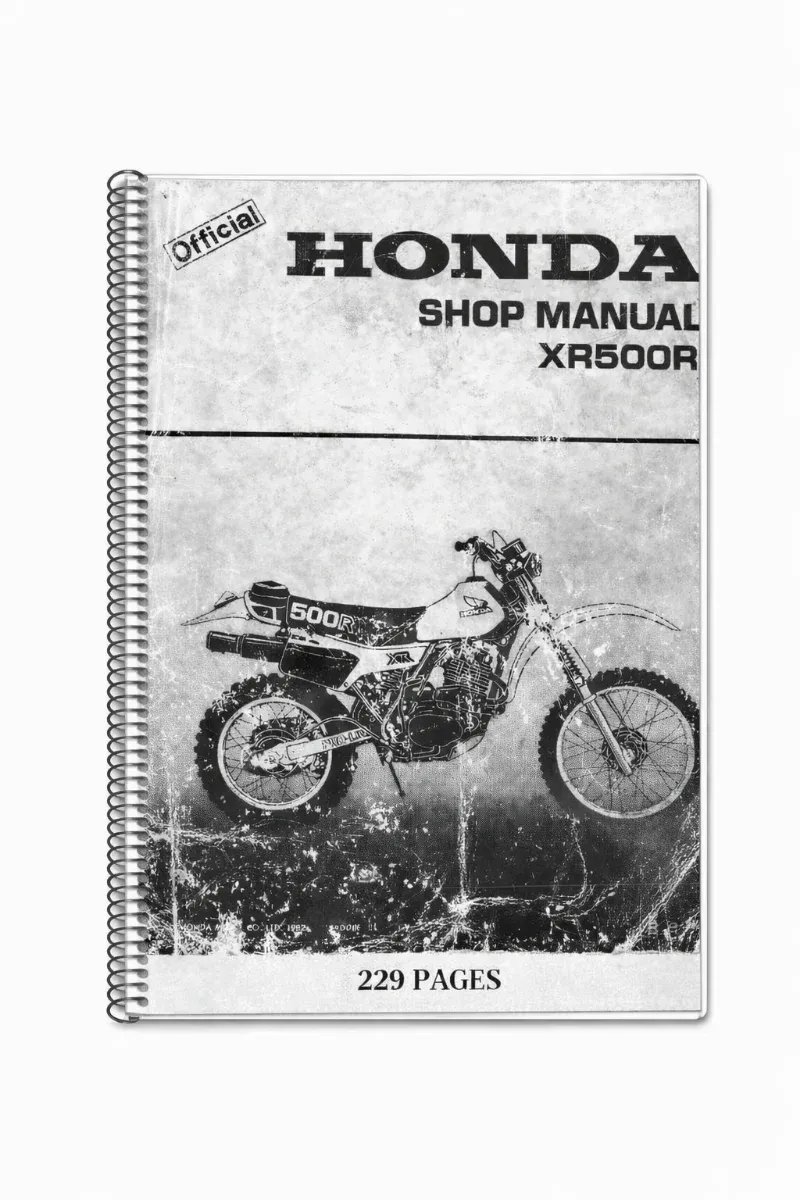 Manual de Taller Honda XR500R 1982