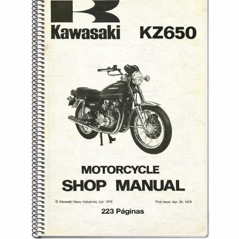 Manual Taller Kawasaki Z650- KZ650 1976