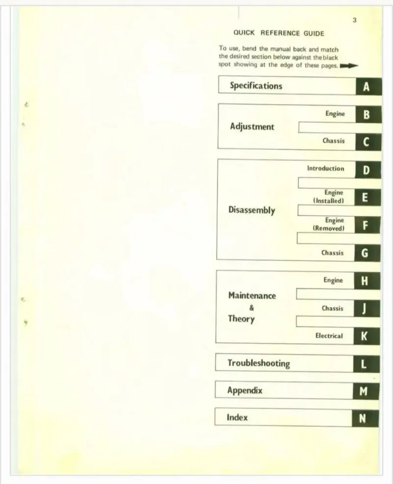 Manual de Taller Kawasaki Z650- KZ650 1976 - Imagen 2