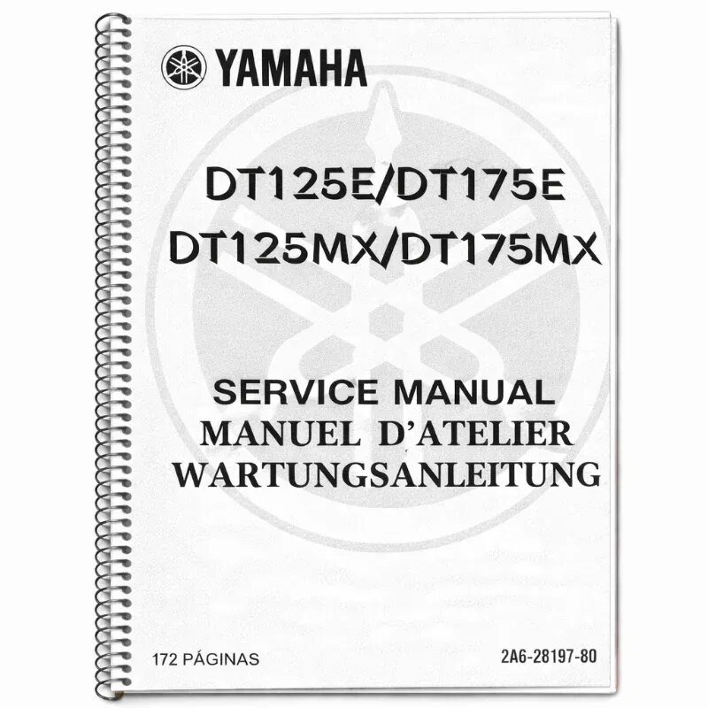 Manual de Taller Yamaha DT125E/DT175E DT125MX 1977