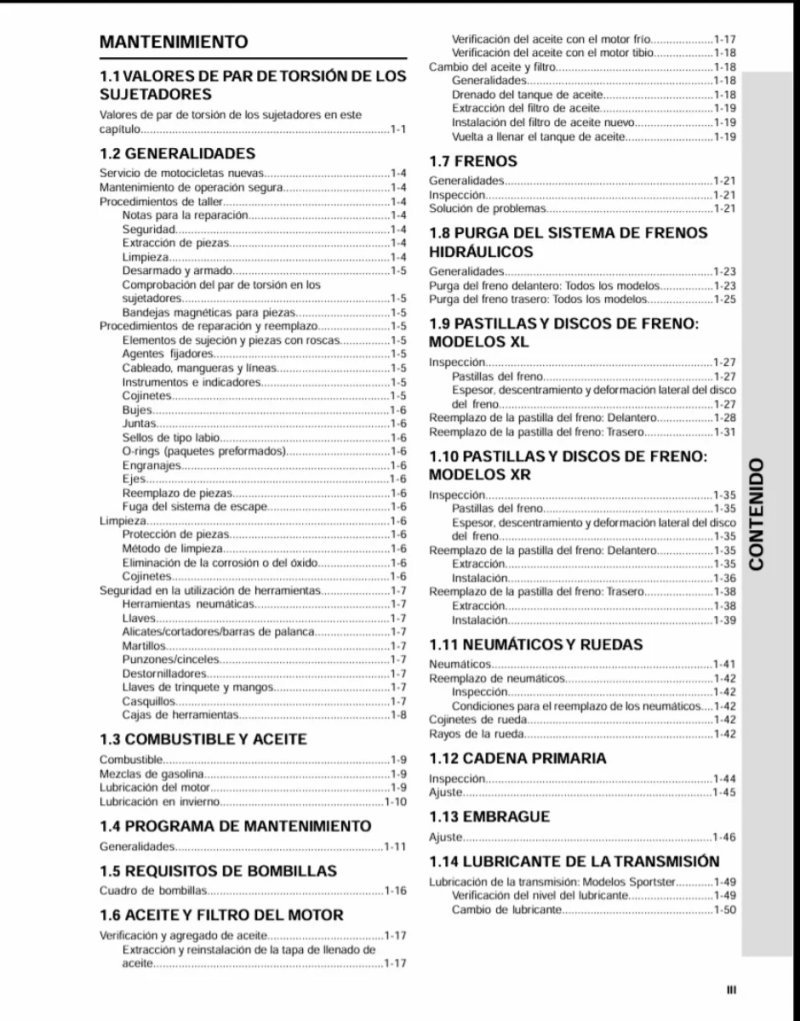 Manual de Taller Harley-Davidson Sportster 2009 - Imagen 2