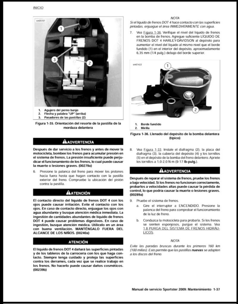 Manual de Taller Harley-Davidson Sportster 2009 - Imagen 3