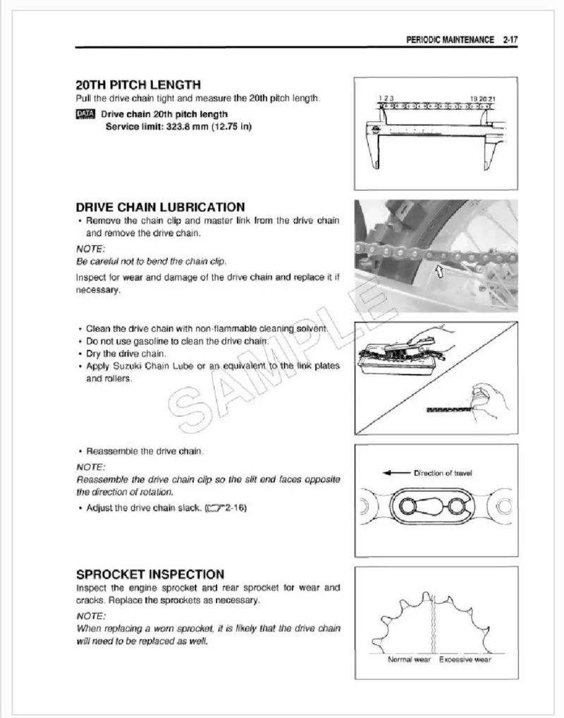 Manual de Taller Suzuki RM 250 - Imagen 3