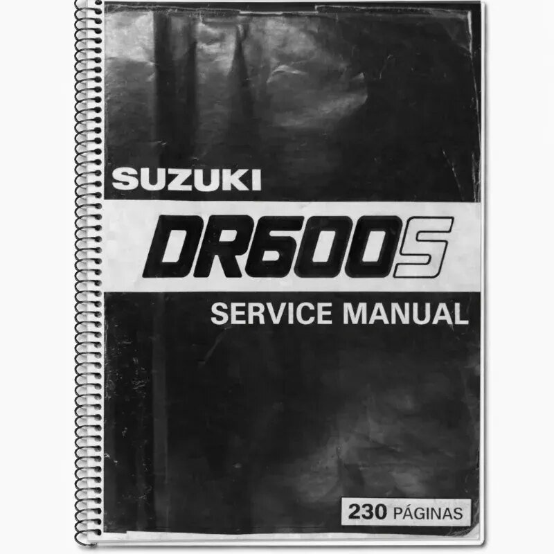 Manual Servicio Suzuki DR600S/DR500SG/DR500RG 86