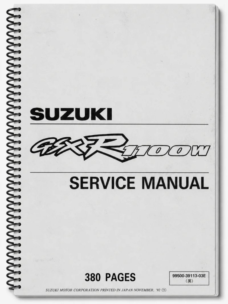 Manual de Taller Suzuki GXR1100W 1993-1996