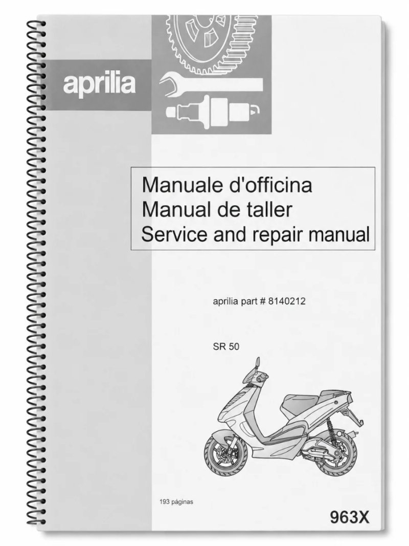 Manual de Taller Aprilia SR 50 1998