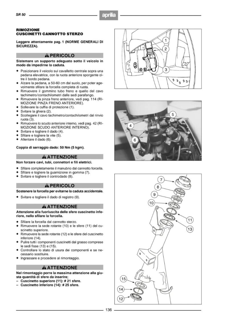 Manual de Taller Aprilia SR 50 1998 - Imagen 3