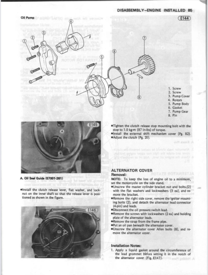 Manual de Taller Kawasaki KZ1300 1979 - Imagen 4