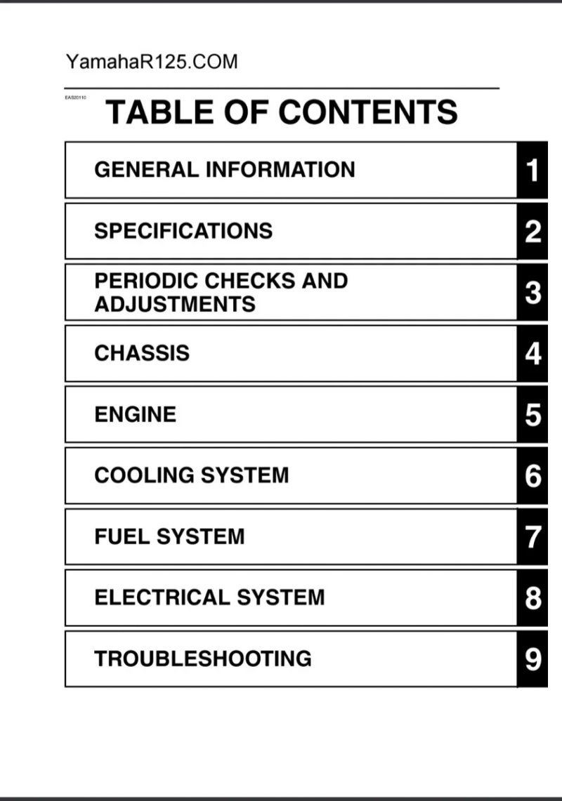 Manual de Taller Yamaha WR 125 R/X - Imagen 2