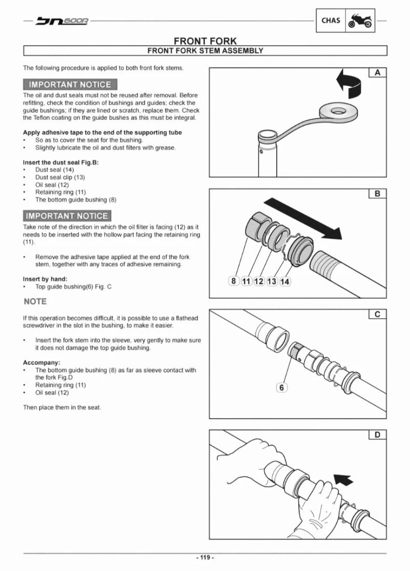Manual de Taller Benelli BN600 2014 - Imagen 3