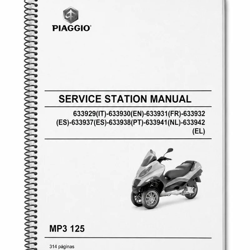 Manual Taller Piaggio MP3 125 2007