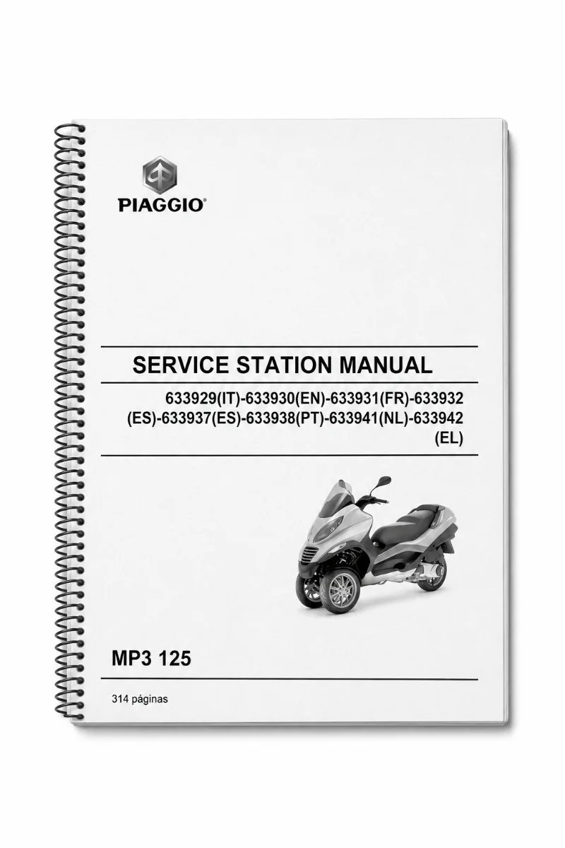 Manual de Taller Piaggio MP3 125 2007