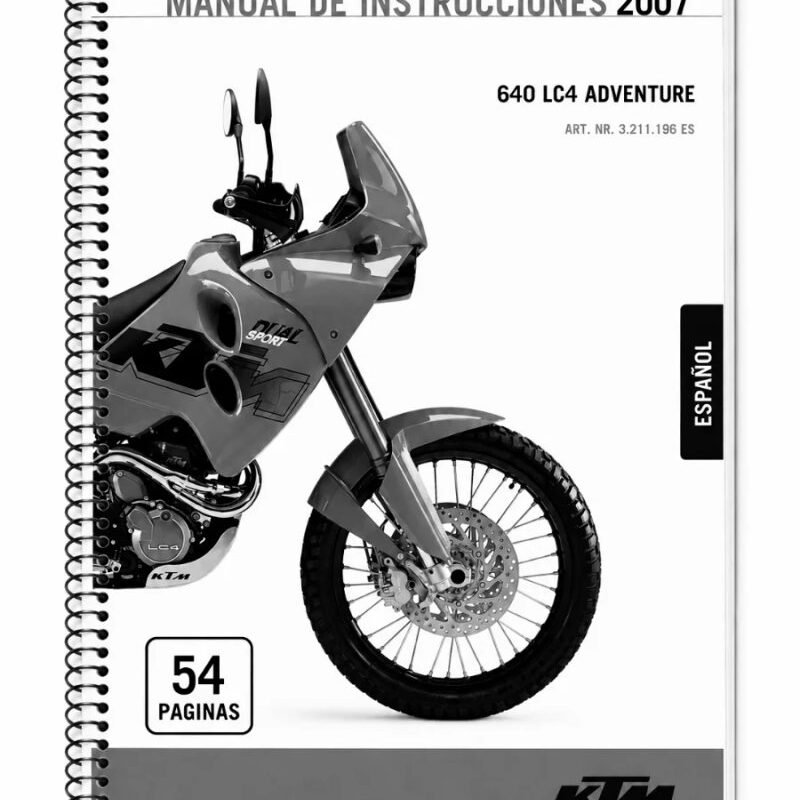 Manual de Taller KTM ADVENTURE 2007