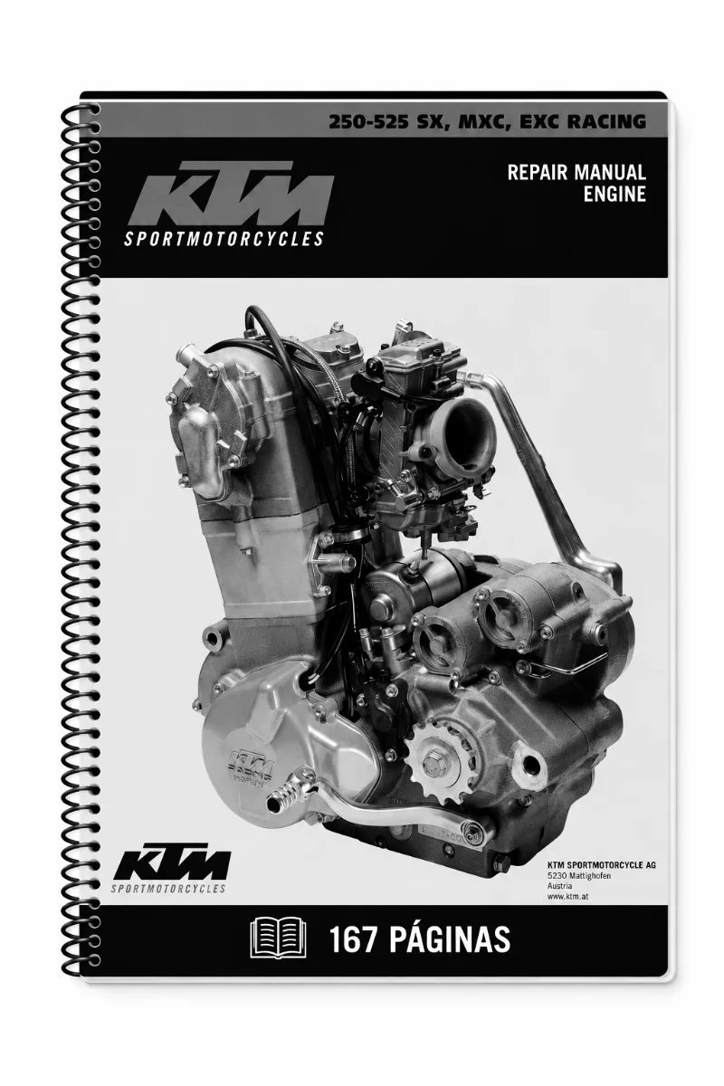 Manual de taller Ktm 250-525 SX, MXC, EXC RACING