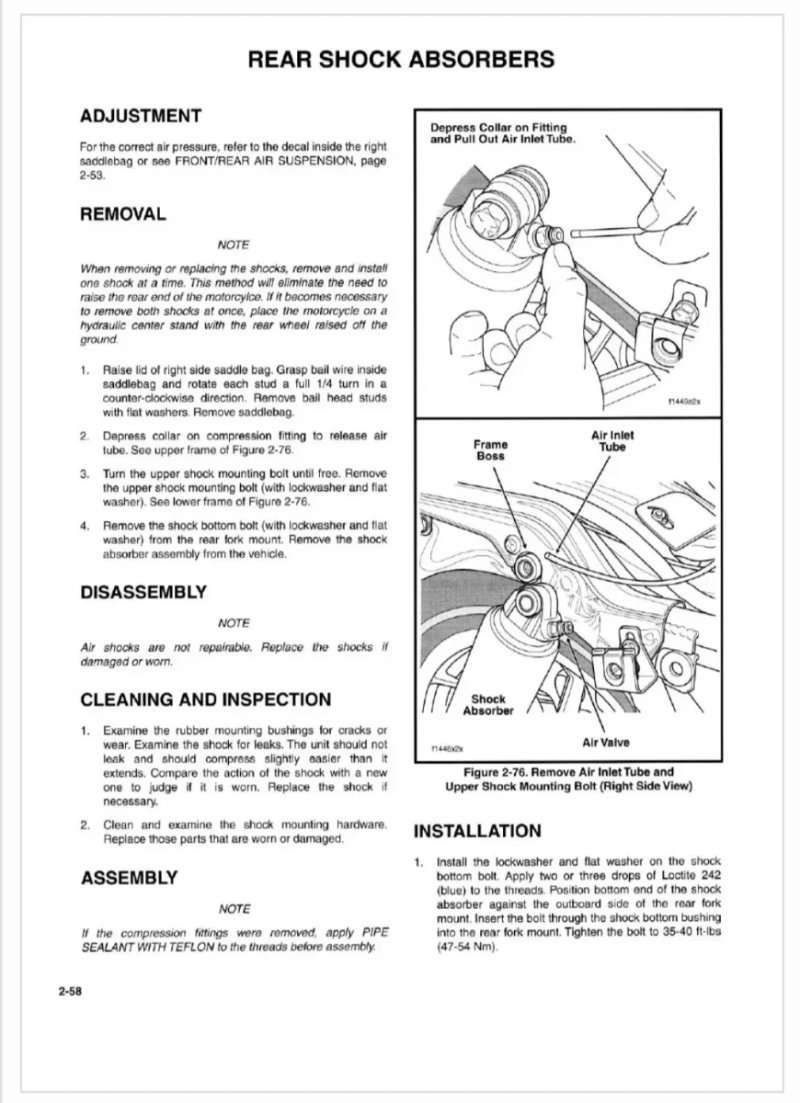 Manual de Taller Harley-Davidson FLT 1999 - Imagen 3