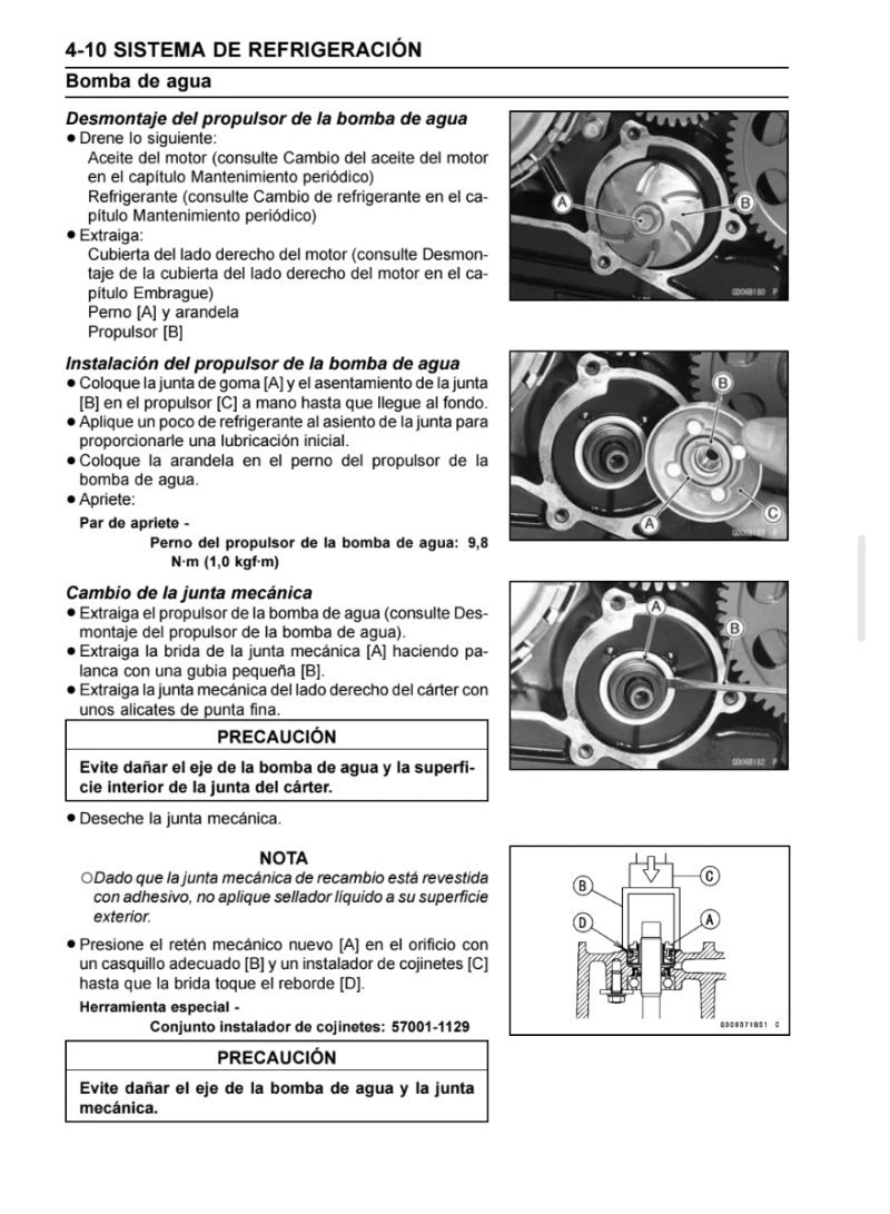 Manual de Taller Kawasaki VN 900 Custom 2007 - Imagen 3