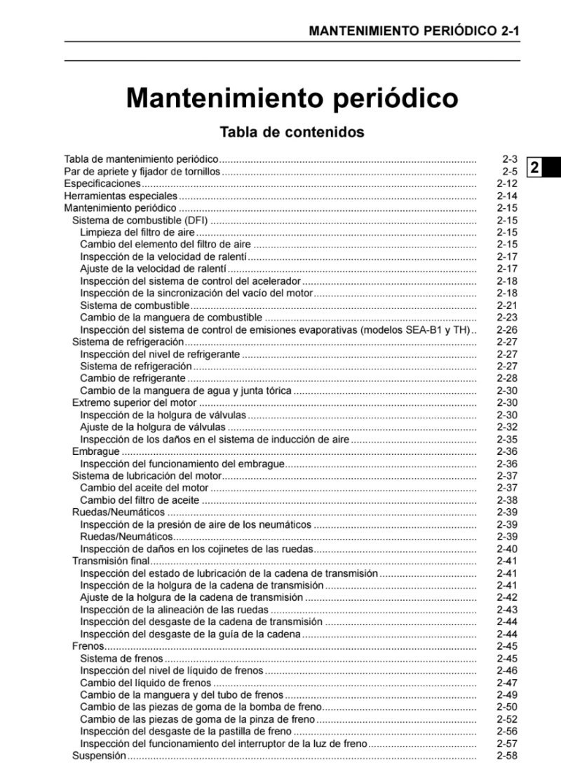 Manual de Taller Kawasaki Z 800 2013 - Imagen 2