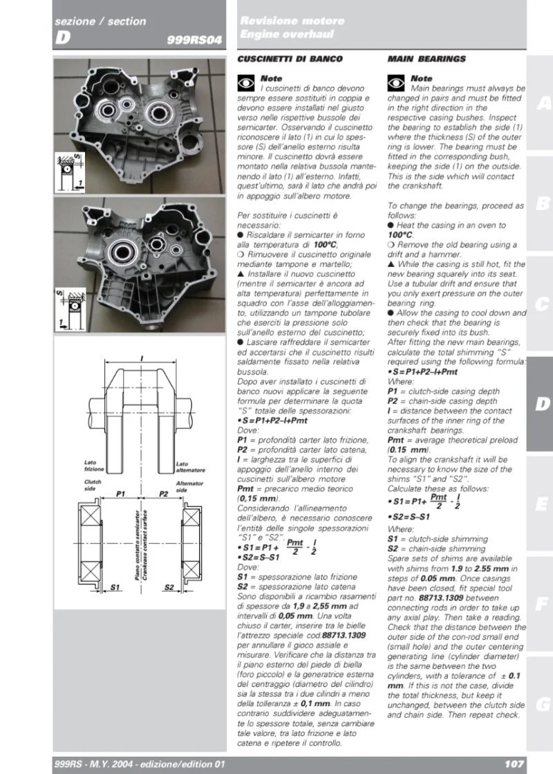 Manual de Taller Ducati 999 RS04 2004 - Imagen 3