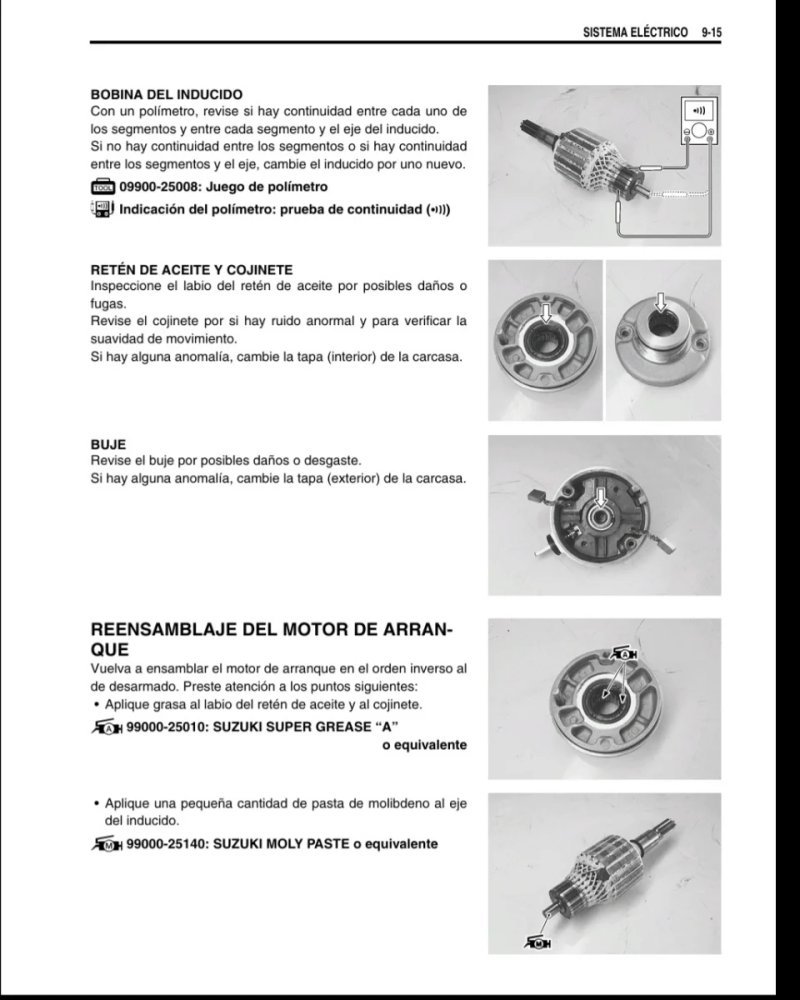 Manual de Taller Suzuki GW250 2012 - Imagen 3
