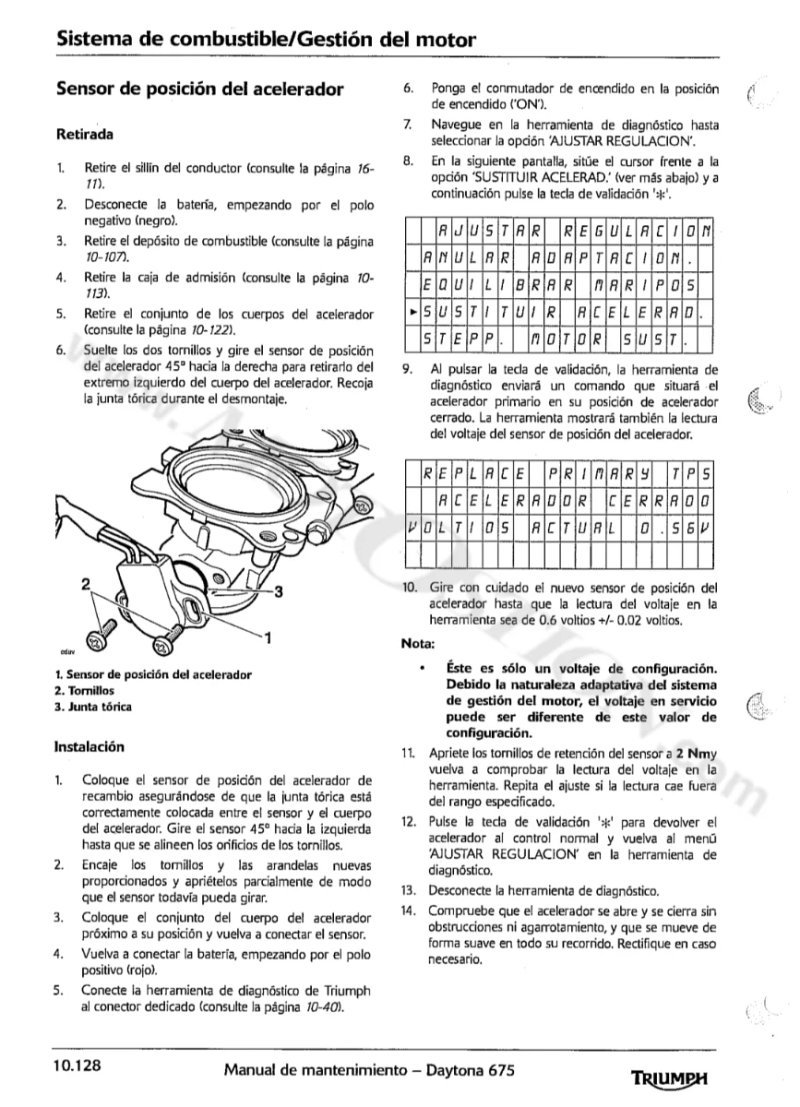 Manual de Taller Triumph DAYTONA 2008 - Imagen 3