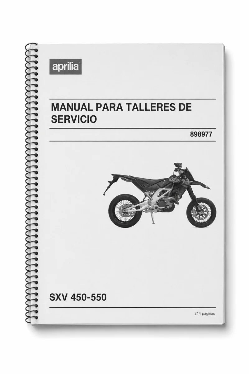 Manual de Taller Aprilia Sxv 2011