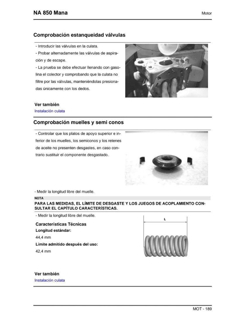 Manual de Taller Aprilia Mana 2007 - Imagen 3