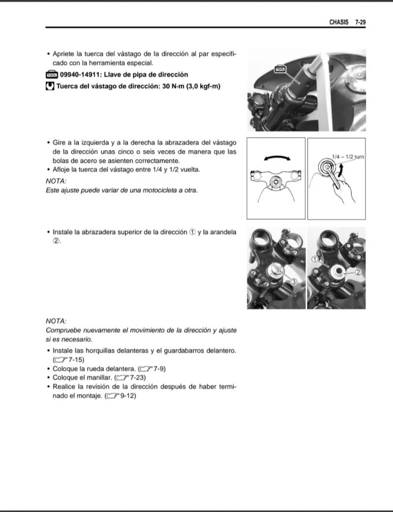 Manual de Taller Suzuki DR125SM 2008 - Imagen 3