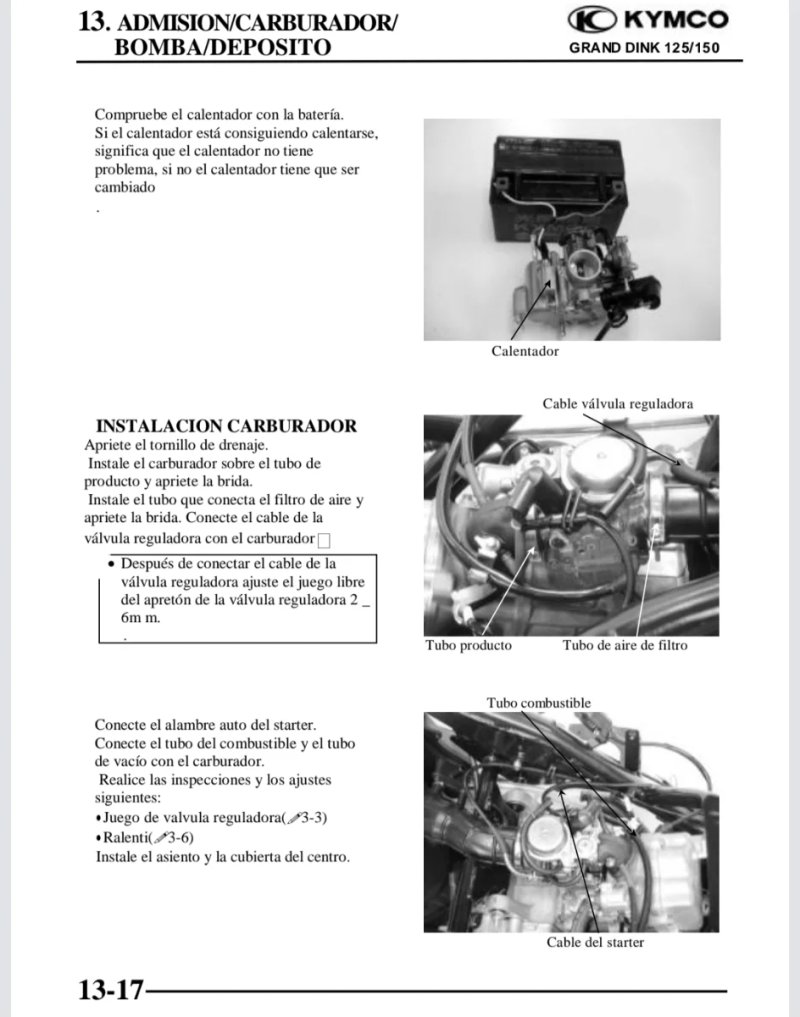 Manual de Taller Kymco Grand Dink 2008 - Imagen 3
