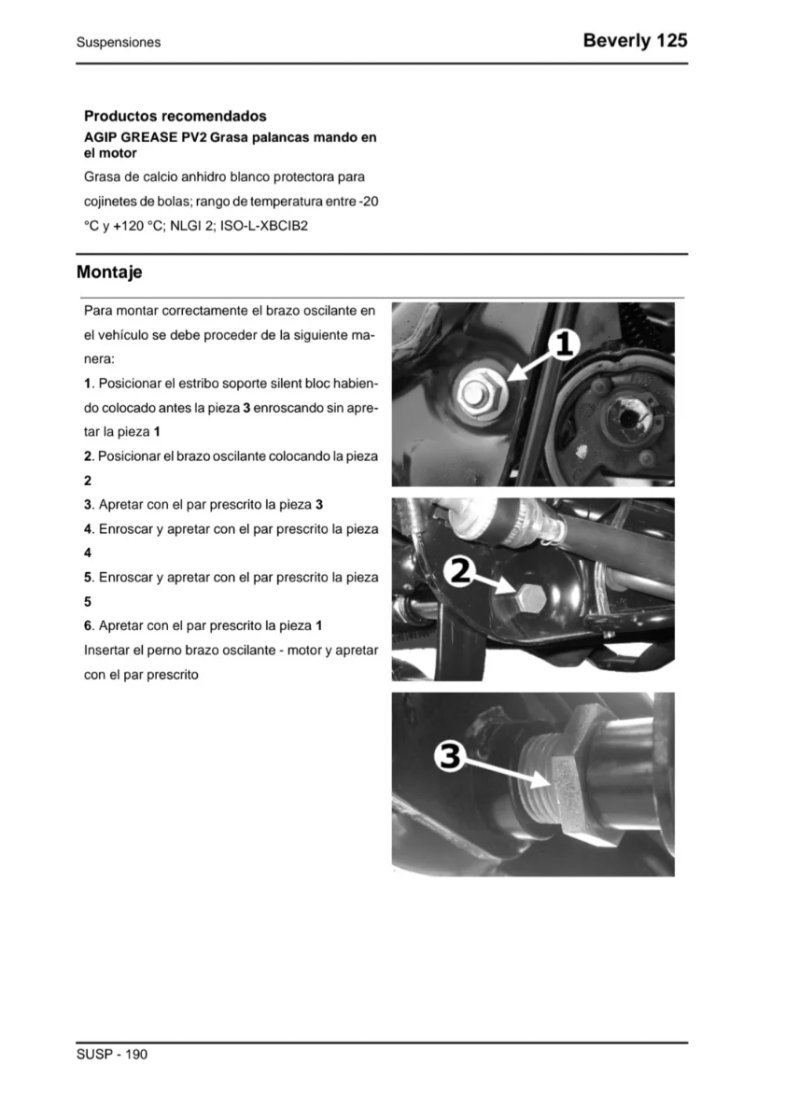 Manual de Taller Piaggio Beverly 125 2010 - Imagen 3