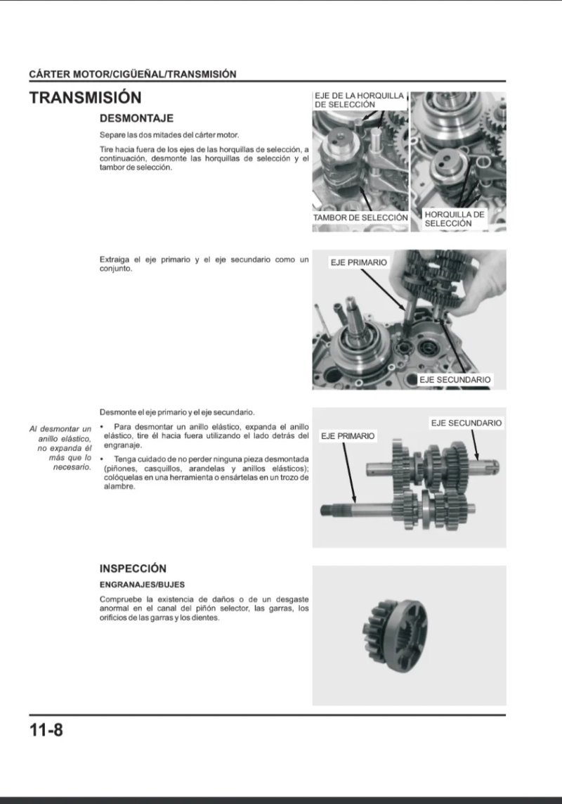 Manual de Taller Honda CBF125 Stunner 2008 - Imagen 3