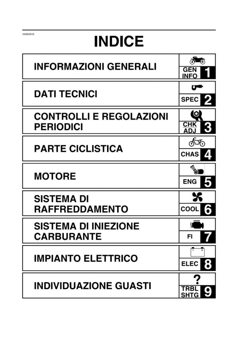 Manual de Taller Yamaha YP400(S) 2004 (en italiano) - Imagen 2