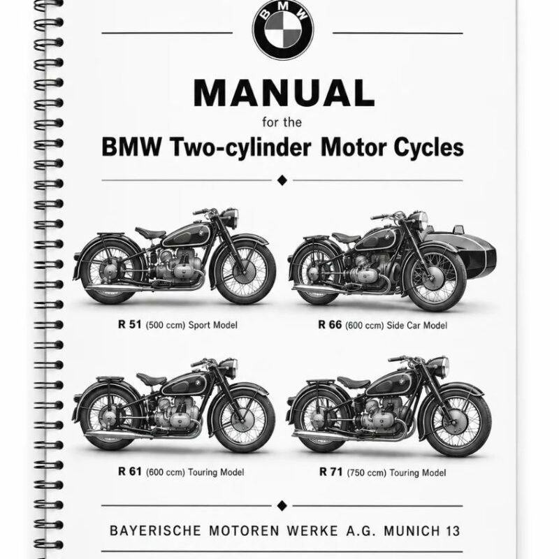 Manual de Taller BMW R51, R66, R61 y R71 1938/41